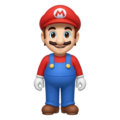 Mario pixel-art sticker