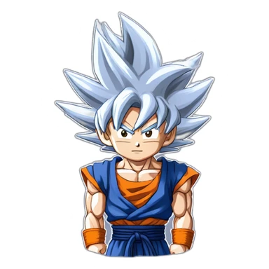 Goku ultra Instinct kamehamega sticker