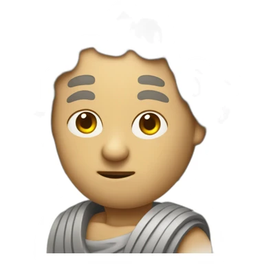 stoic philospher thumbs up sticker