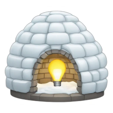 igloo idea bulb sticker