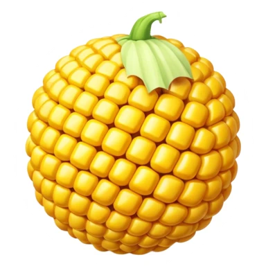 Corn ball sticker