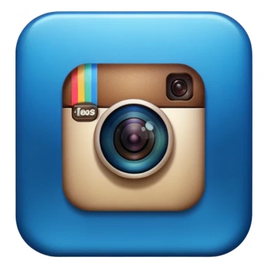 Instagram verified account badge, also known as the blue tick. sticker
