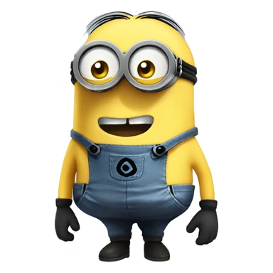 Teleporting Despicable 4 character mega minion  sticker