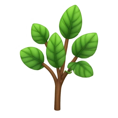wood stick plant sticker