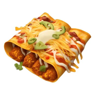 Plate of enchiladas sticker