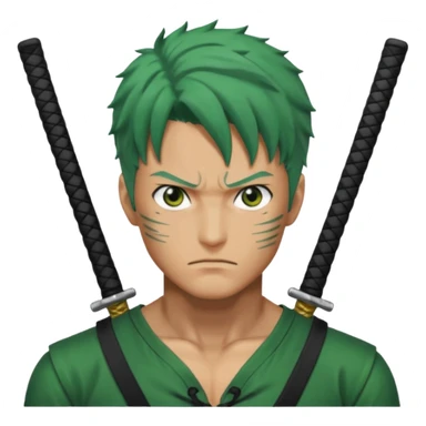 Roronoa zoro one pice sticker