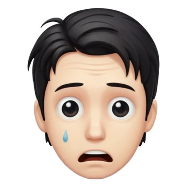 bruntte Man drowning sticker