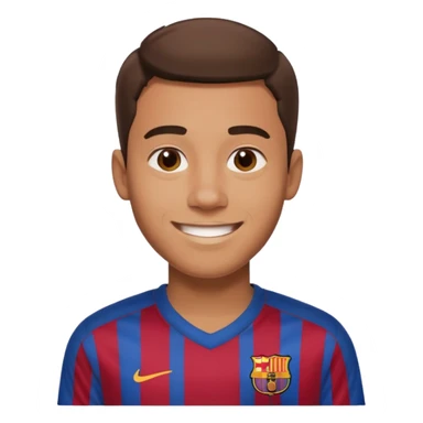 He was born at the age of 16 wearing a Barcelona shirt sticker