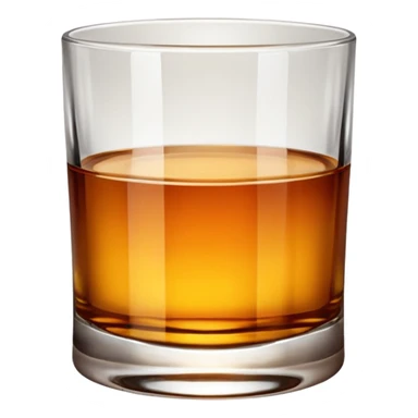 glass of whiskey, no splashes sticker