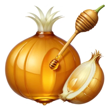 Honey and onion sticker