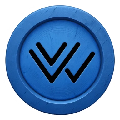 blue tick ✅ in circular form with a rough outer body  sticker