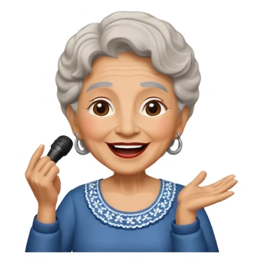 Abuela Cantando sticker