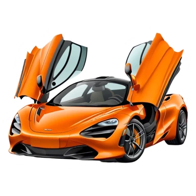 McLaren 720S - McLaren (Model Year: 2021) (Iconic colour: Orange) sticker