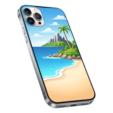 iPhone 14 Pro with dynamic island feature, sleek design sticker