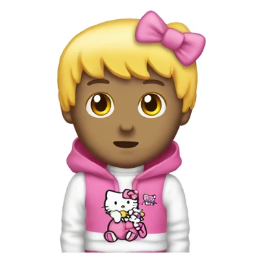 lil peep hello kitty  sticker