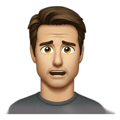 Crying Tom Cruise sticker
