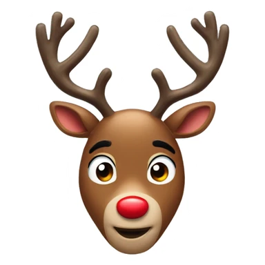 Rudolph, the rednosed reindeer sticker