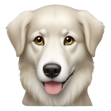 Black Golden retriever Siberian husky mix sticker
