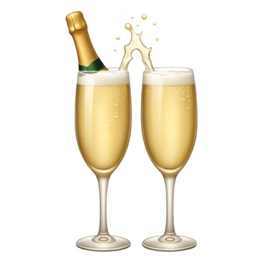 champagne sticker