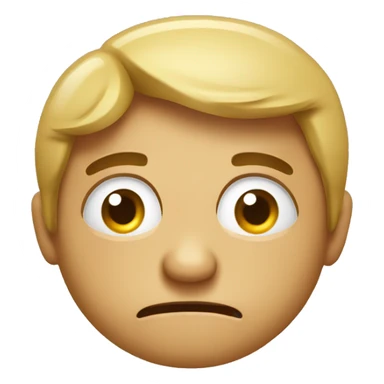 disappointed face to a joke thats unfunny to the point it makes you mad sticker