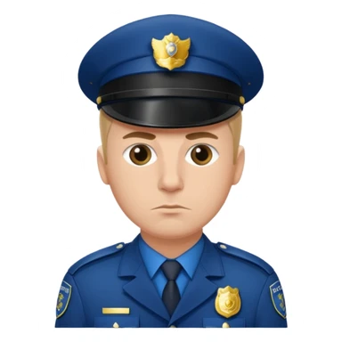 give the policeman british police uniform sticker