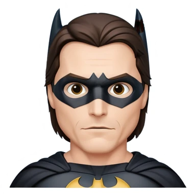 christian bale batman sticker