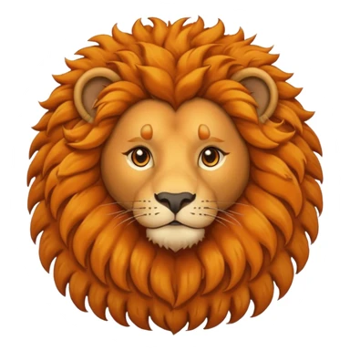 curly lion with jersey sticker