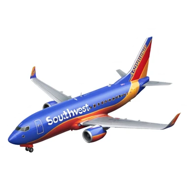 Southwest Airlines Boeing 737-800 (Heart One livery) sticker