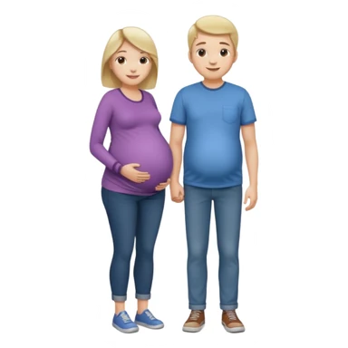 That’s too many ppl pregnant. Her mother is not. Just the couple sticker