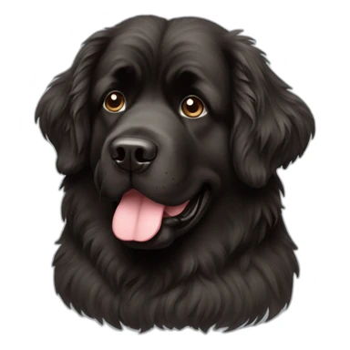 Newfoundland dog sticker
