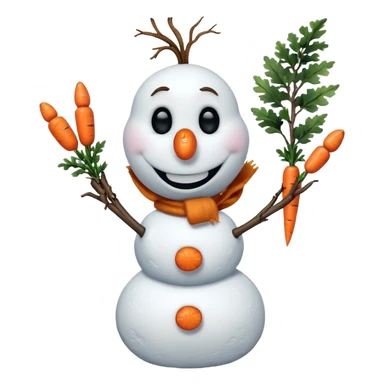 Olaf from the Frozen movie sticker