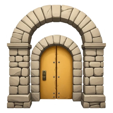arch in a doorway sticker