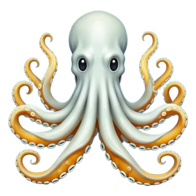 Kraken White Tentacles sticker