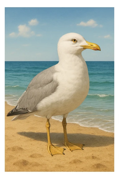 Seagull sticker