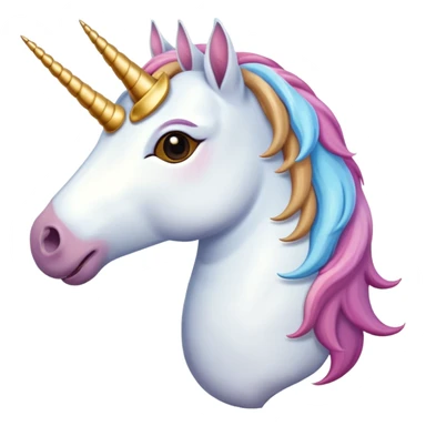 Unicorn with a peanut sticker