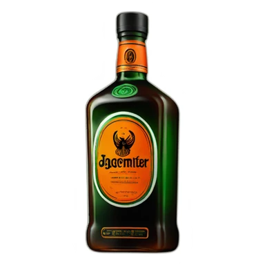 Jagermeister bottle sticker
