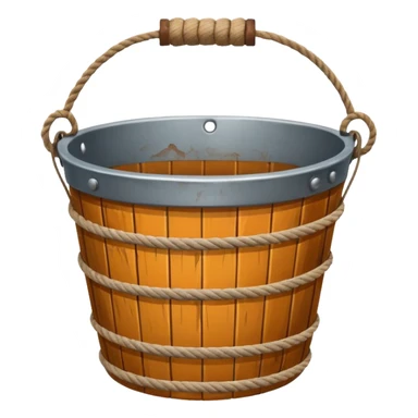 Bucket with Rope sticker