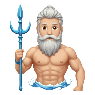  Greek god Poseidon sticker