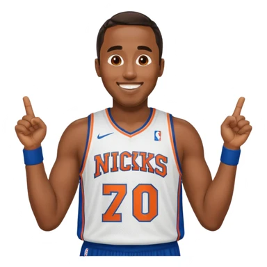 diddy in jail watching the knicks game but hes extremely happy that they won sticker