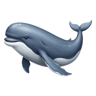 Walking whale sticker