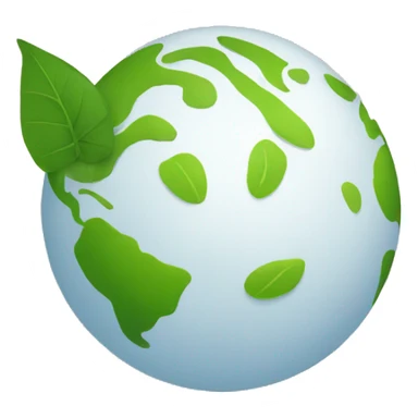 create an emoji that represents the concept of sustainability  sticker
