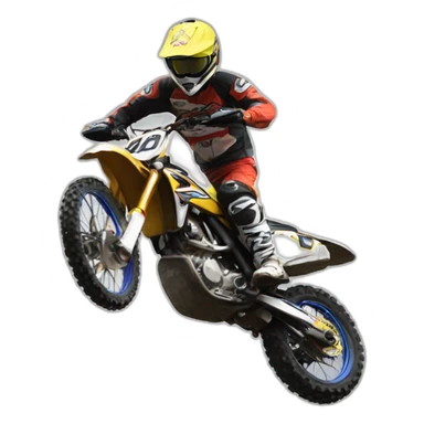 Moto cross weeling sticker