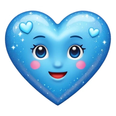 Emojis celestes de Disney: corazón, hada, glitter sticker