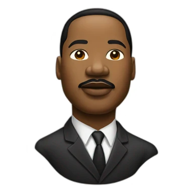 Martin Luther king JR sticker