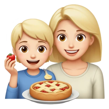 Telling my mom to eat sticker