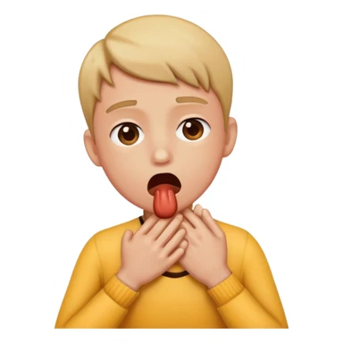 choking myself emoji sticker