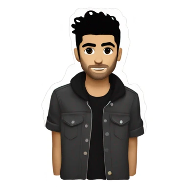 zayn malik vinyl sticker