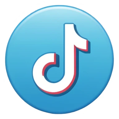 Créame un emoji que sea el logotipo de  verificacion de tiktok sticker