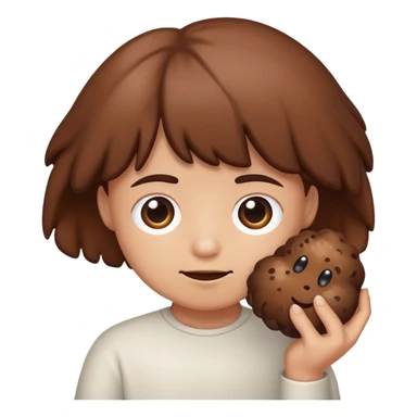 Me with a poo in my hand  sticker