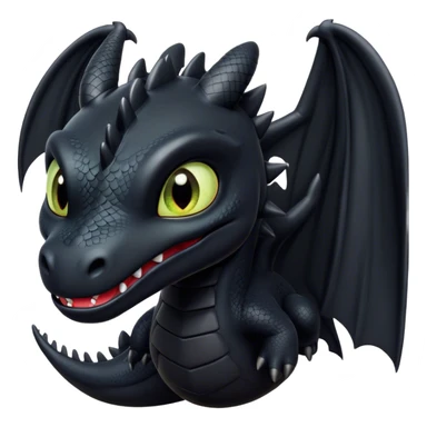 Toothless how to train your dragon sticker